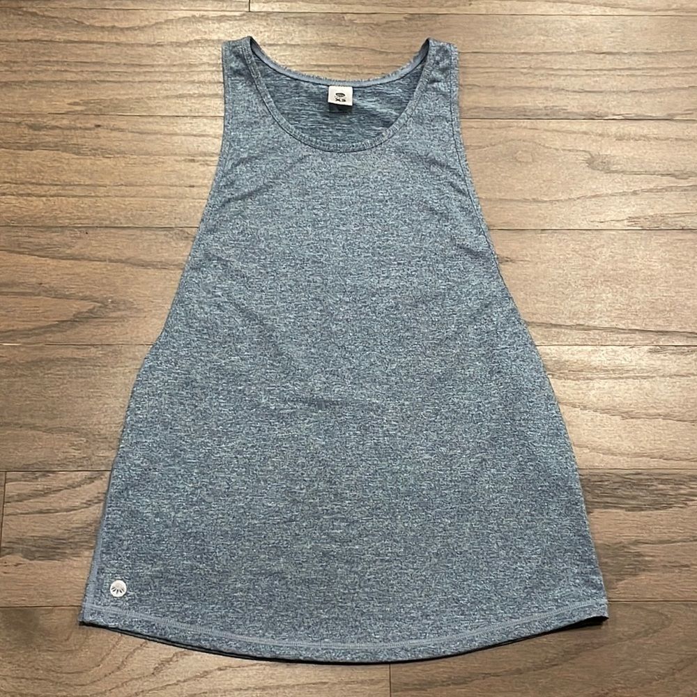 Senita Athletics Blue Boyfriend Tank - Size XS